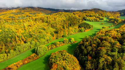 Kleine Herbstwanderung durch die schöne Parklandschaft bei Bad Liebenstein - Thüringen - Deutschland © Oliver Hlavaty
