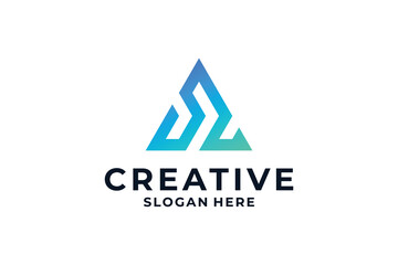 Initial letter A logo design for your brand.