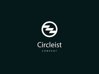 Unique circle logo design template for business