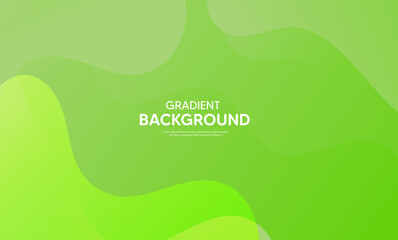 Abstract green background, Green banner