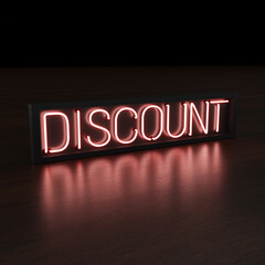 Red Discount Realistic Neon