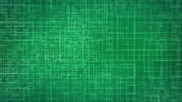 Green Circuit Board Loop R Animation Background