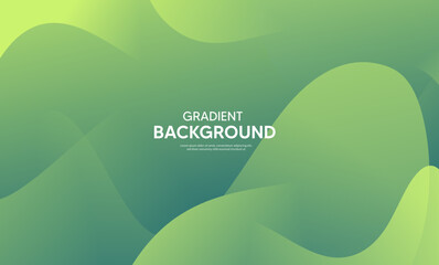 Green abstract background. Vector abstract graphic design banner pattern background template.
