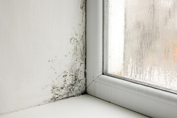 Mold growth. Mould spores thrive on moisture. Mold spores can quickly grow into colonies when...