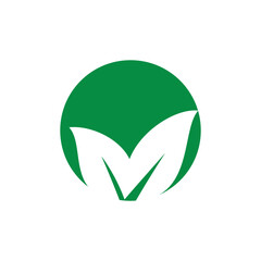 Leaf icon vector logo design template