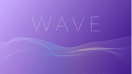 Wave background design