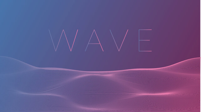 Wave background design