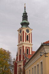 Fototapeta na wymiar Beautiful ortodox church in Hungary