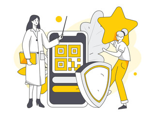 Doctor epidemic prevention and anti epidemic flat vector concept operation illustration
