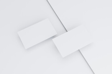 Minimal Professional corporate business card mockup design template for your brand