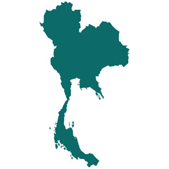 map of Thailand 