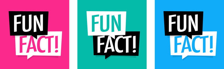 Fun fact ! - obrazy, fototapety, plakaty