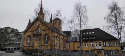 Fototapeta premium Tromso Cathedral, Norway