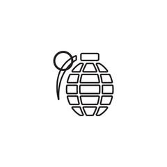 grenade icon vector illurtration logo design