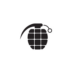 grenade icon vector illurtration logo design