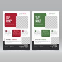 Corporate Poster, Flyer Design Template	
