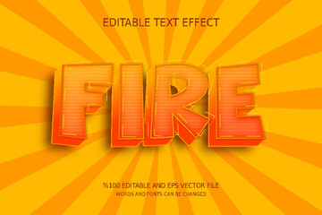 Editable Fire Text Effect