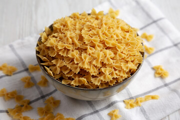 Dry Italian Mini Farfalle Pasta Ready to Cook