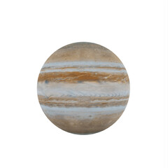 planet Jupiter isolated