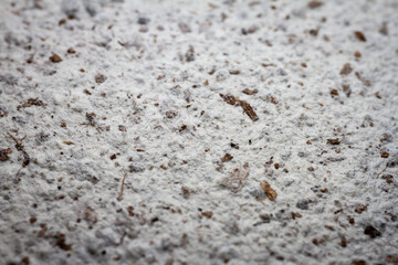 Extreme closeup of gray handmade paper