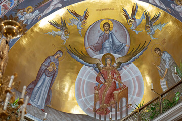 Sophia is the wisdom of God. Fresco