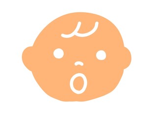 赤ちゃん驚いてる