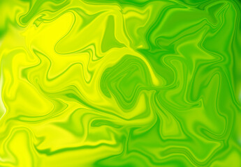 Green and yellow shades wavy abstract backgrounds,Modern abstract graphic elements with dynamic color patterns and waves abstract gradient fluid. 