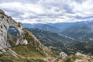 
hole red eye landscape mountain