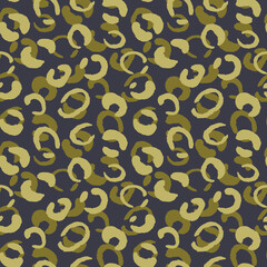 Abstract modern leopard seamless pattern. Animals trendy background. Color decorative vector stock illustration for print, card, postcard, fabric, textile. Modern ornament of stylized skin