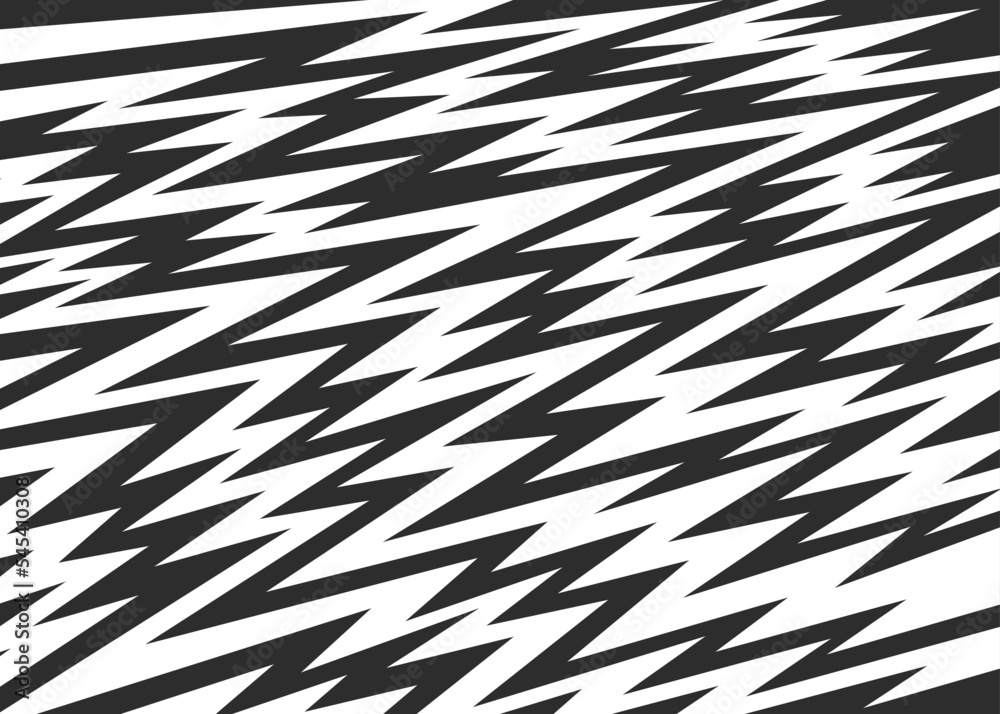 Poster abstract background with gradient zigzag line pattern