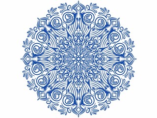 Traditional floral ornament design. Ethnic ornamental seamless pattern background. Hand drawing colorful ornate, creative work. Digital art illustration