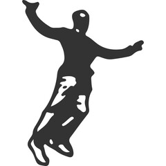 Lindy Hop Dance Vintage Illustration Vector