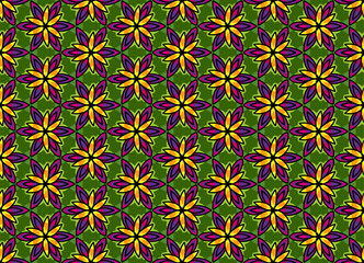 seamless pattern with flowers