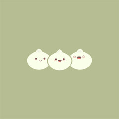 bao illustration bacground ,art,icon vector