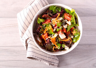 Fresh healthy salad mix
