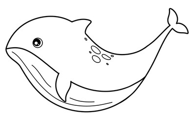 Whale Outline