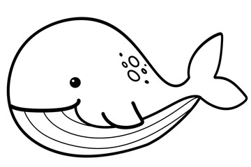 Whale Outline