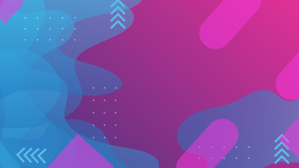 Gradient flowing geometric pattern background texture for cover design template. Minimal color abstract gradient banner template. Modern vector wave shape for brochure and presentation