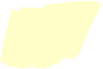 Obraz premium Yellow brushstroke