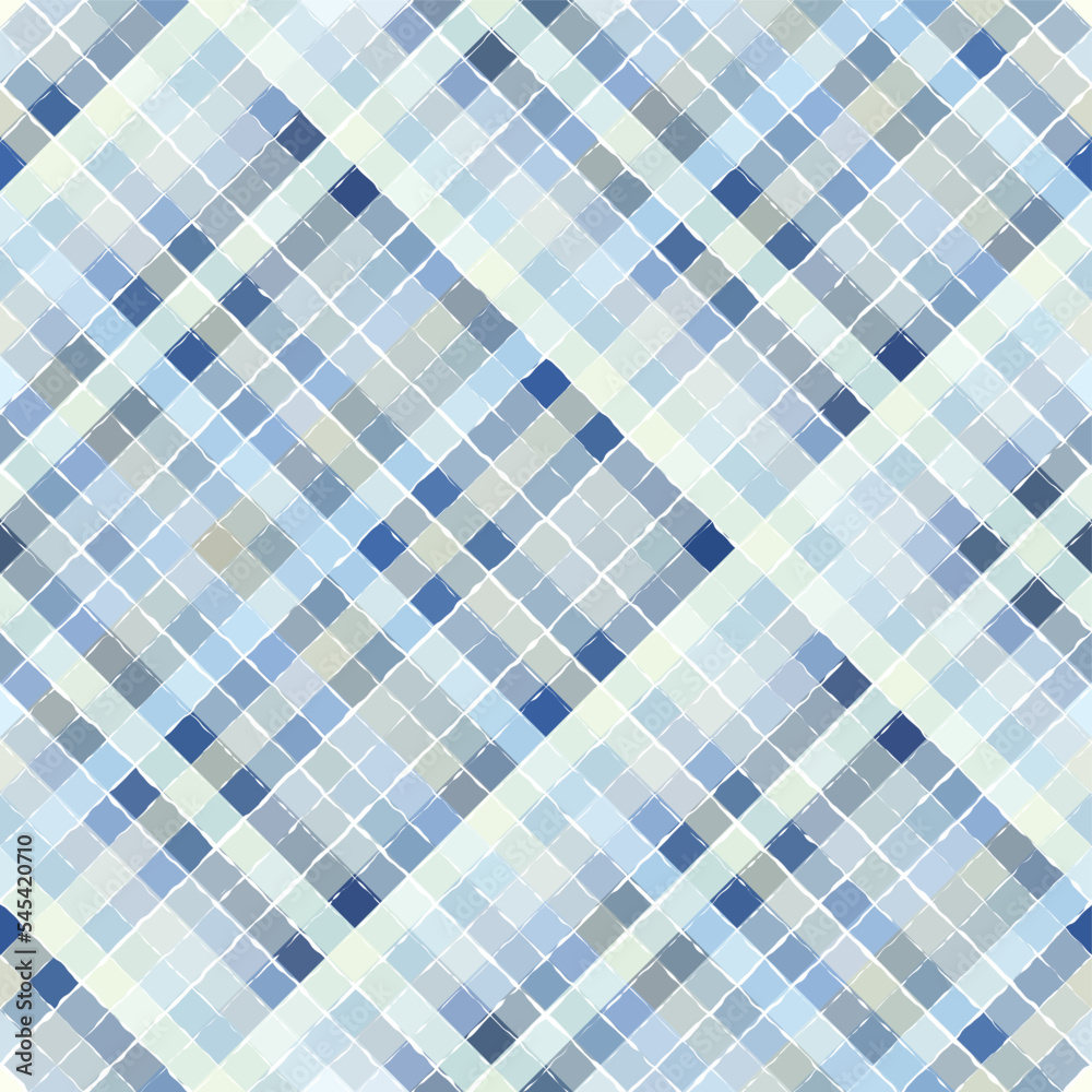 Poster Geometric abstract pattern in low poly style. Seamless image