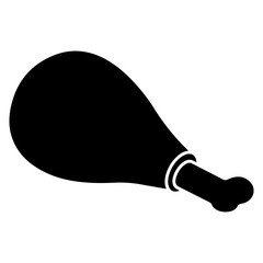 A perfect design icon of drumstick