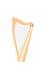 musical instruments violin harp guitar