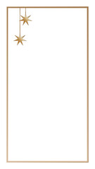 New Year Christmas Wedding Vintage Decoration Frame Border Gold Rectangle PNG Icon Symbol Silhouette Romantic Baby Sweet Dream Sleep Graphic Magic Element