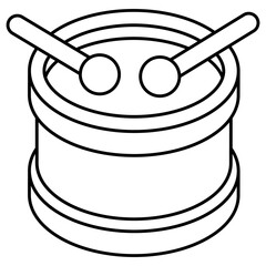 A vector design of snare drum 