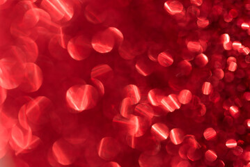 Red Bokeh Background, abstract red background