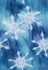 Snowflake Christmas Pattern