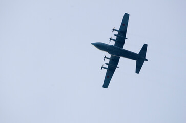上空の自衛隊機