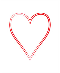 heart design icon flat.Modern flat valentine love sign.symbol for web site design, button to mobile app. Logo heart illustration,Trendy vector hart shape