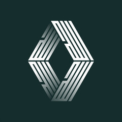 Arabic calligraphy of the name of Allah (God).