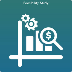 Vector illustration of Feasibility Study. 